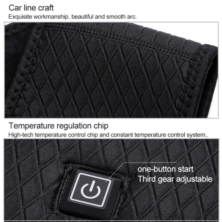 Plus Velvet Inside Men and Women Intelligent Charging Heating Vest Warm Clothes(Color:Black Size:XXXL), S, M, L, XL, XXL, XXXL