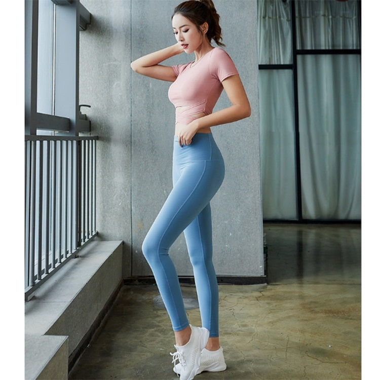 Sports Running Fitness Quick-drying Two-piece Suit (Color:Black Size:XL), S, M, L, XL