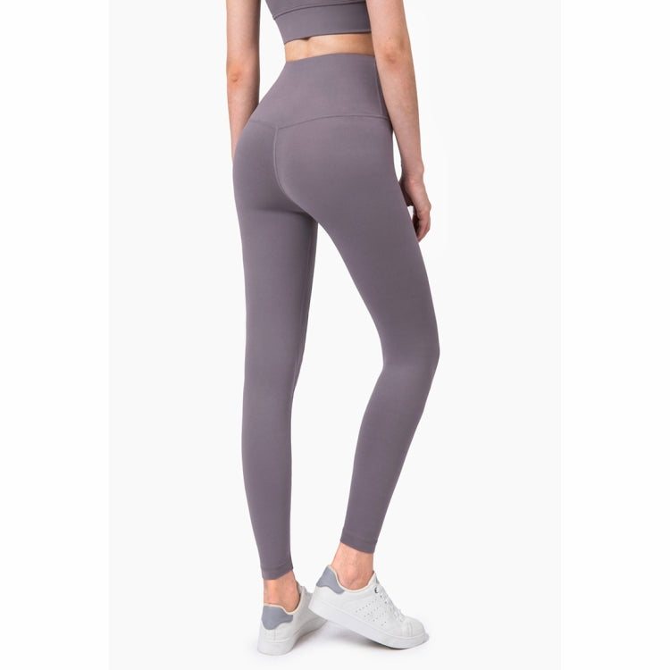 High Waist Anti Flanging Yoga Pants No Embarrassment One Piece Hip Lifting Peach Pants (Color:Ink Blue Size:XL), S, M, L, XL