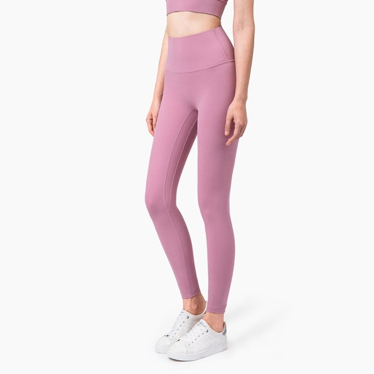 High Waist Anti Flanging Yoga Pants No Embarrassment One Piece Hip Lifting Peach Pants (Color:Ink Blue Size:XL), S, M, L, XL