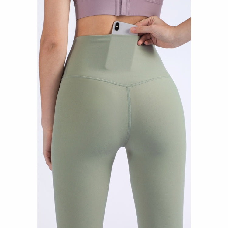 One Piece High Waist Tight Yoga Pants (Color:Petrol Blue Size:L), S, M, L, XL