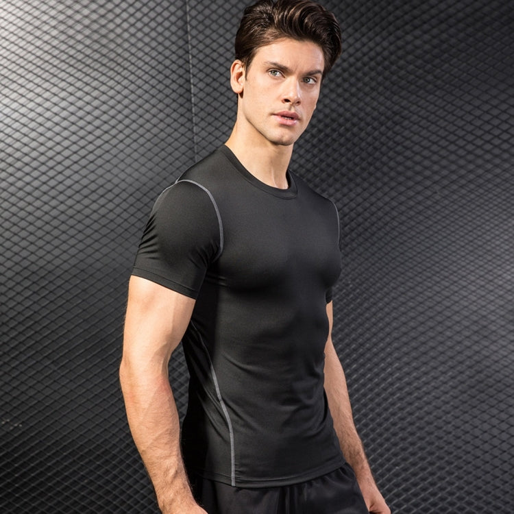 Stretch Quick Dry Tight T-shirt Training Bodysuit, S, M, L, XL, XXL, XXXL