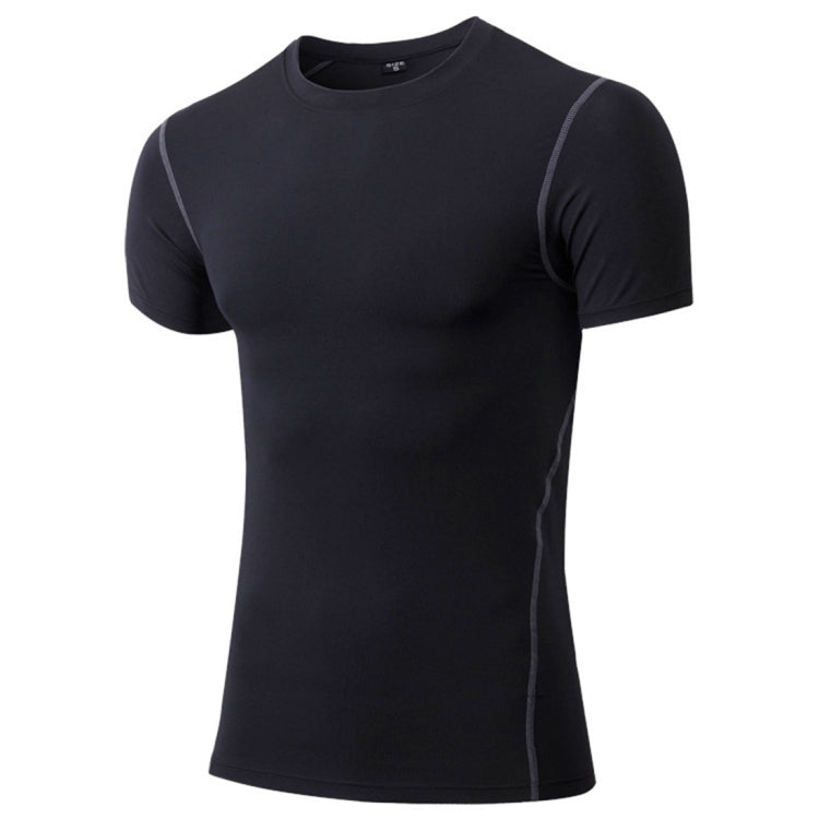 Stretch Quick Dry Tight T-shirt Training Bodysuit, S, M, L, XL, XXL, XXXL
