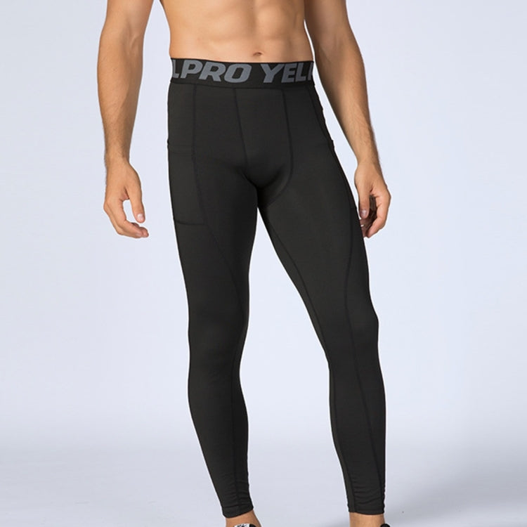 Running Training Sweat Wicking Stretch Tights With Pocket (Color:Red Size:S)