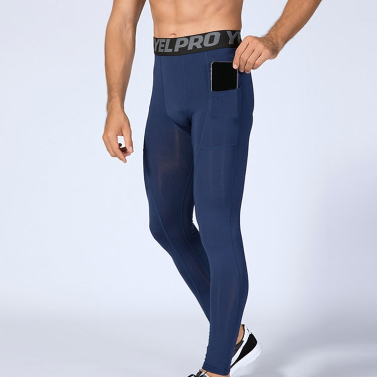 Running Training Sweat Wicking Stretch Tights With Pocket (Color:Red Size:S)