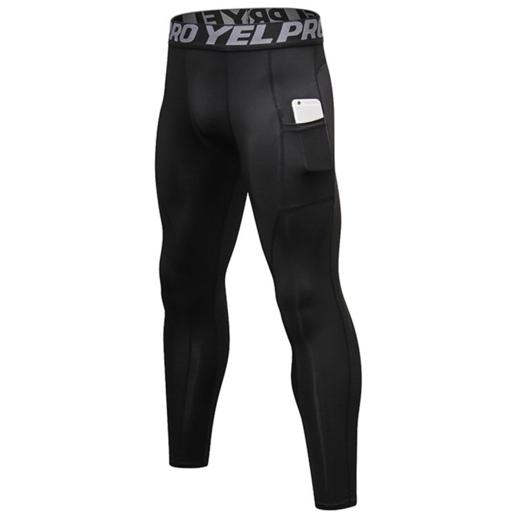 Running Training Sweat Wicking Stretch Tights With Pocket (Color:Red Size:S)