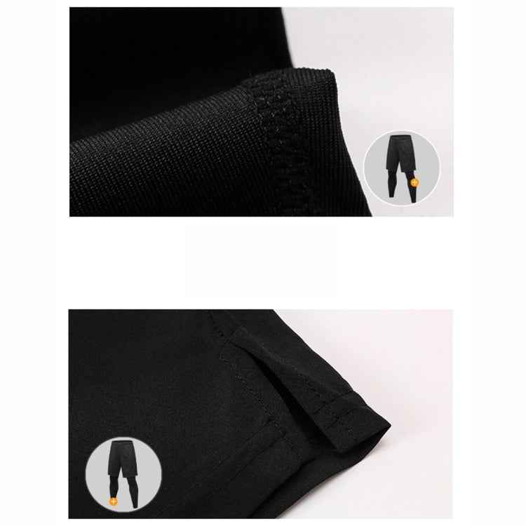 Fake Two Piece Fitness Leisure Stretch Quick Drying Pants