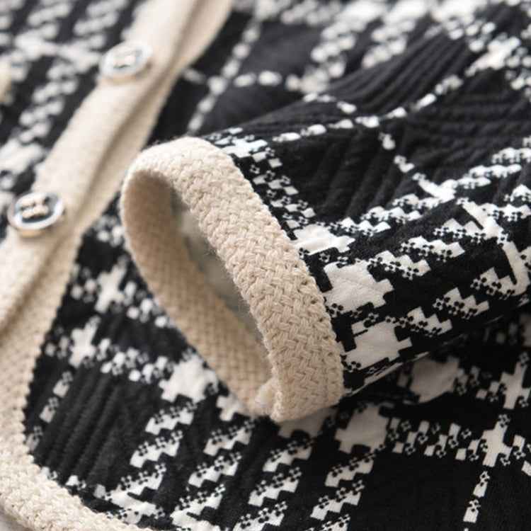 Children Suit Black Plaid Pattern Jacket + Shorts Two-piece Suit