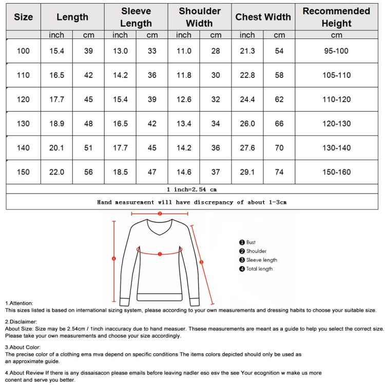Plus Cashmere Style Letter Pattern Mink Cashmere Children Turtleneck Knitted Sweater, 100cm, 110cm, 120cm, 130cm, 140cm, 150cm