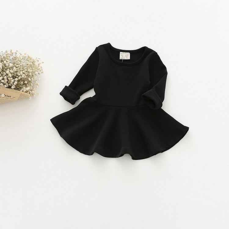 Girls Ruffled Long Sleeve Dress