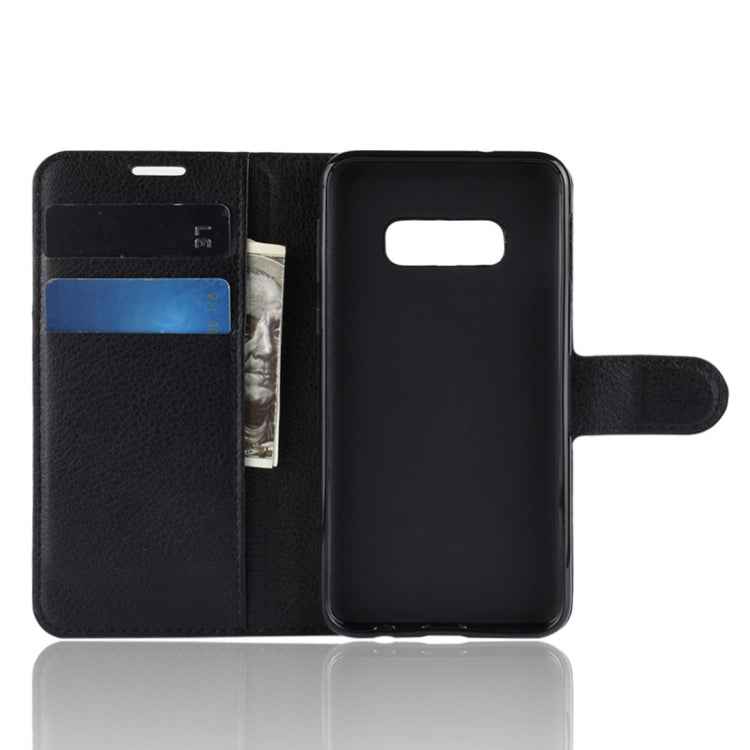 Litchi Texture Horizontal Flip Leather Case For Galaxy S10e