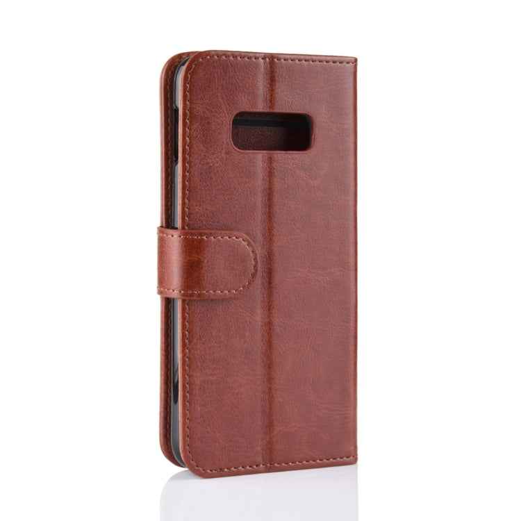 R64 Texture Horizontal Flip Leather Case For Galaxy S10e