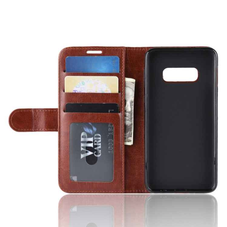 R64 Texture Horizontal Flip Leather Case For Galaxy S10e