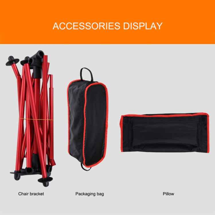 Outdoor Portable Folding Camping Chair Light Fishing Beach Chair Aviation Aluminum Alloy Backrest Recliner, Camping Chair(blue), Camping Chair(green), Camping Chair(orange), Camping Chair(red)