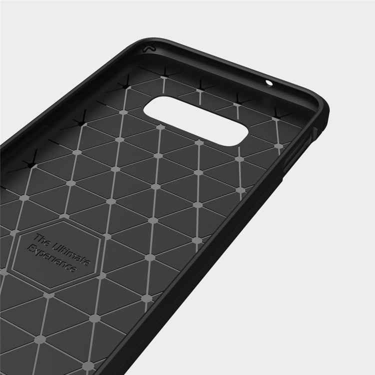 Brushed Texture Carbon Fiber TPU Case for Galaxy S10e