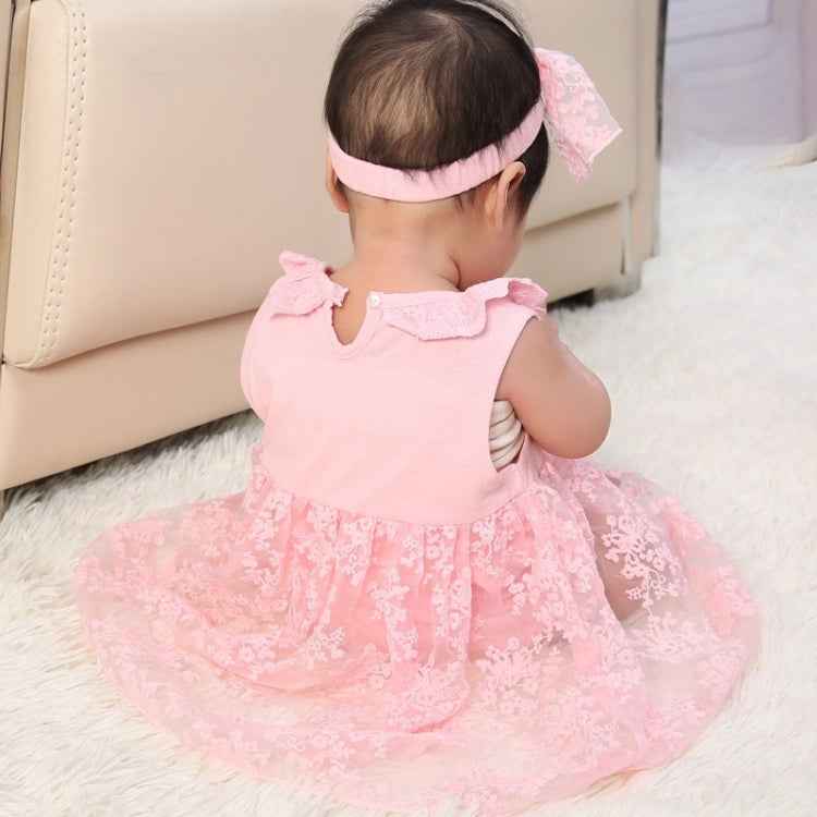 Toddler Girl Dress Group with Bowknot (Color:White Size:66-73), 50, 60, 70, 80