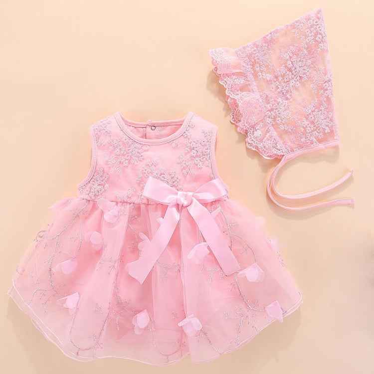 Baby Sleeveless Mesh Dress, 3M, 6M, 9M, 12M