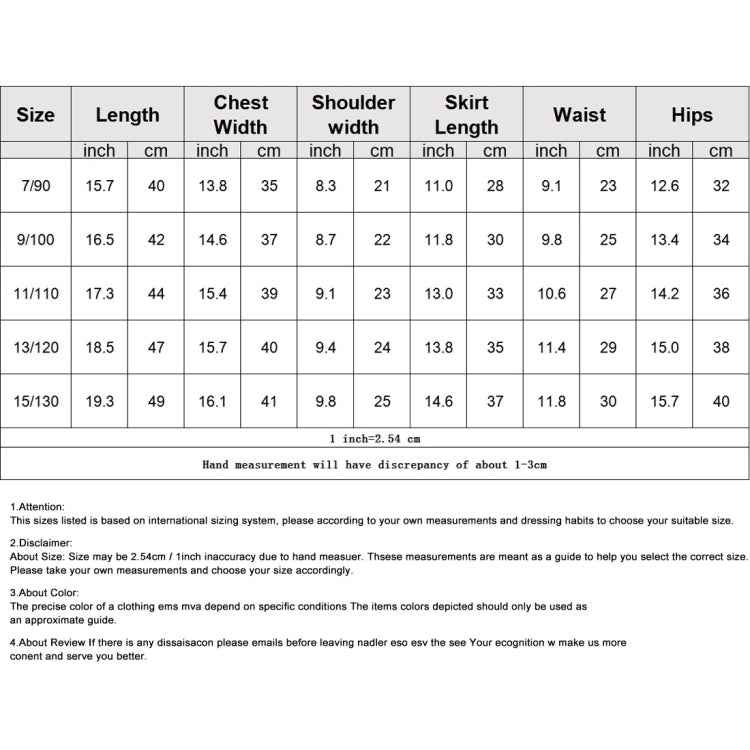 Girls Denim Skirt Casual Embroidered Short Sleeve Shirt Two-piece