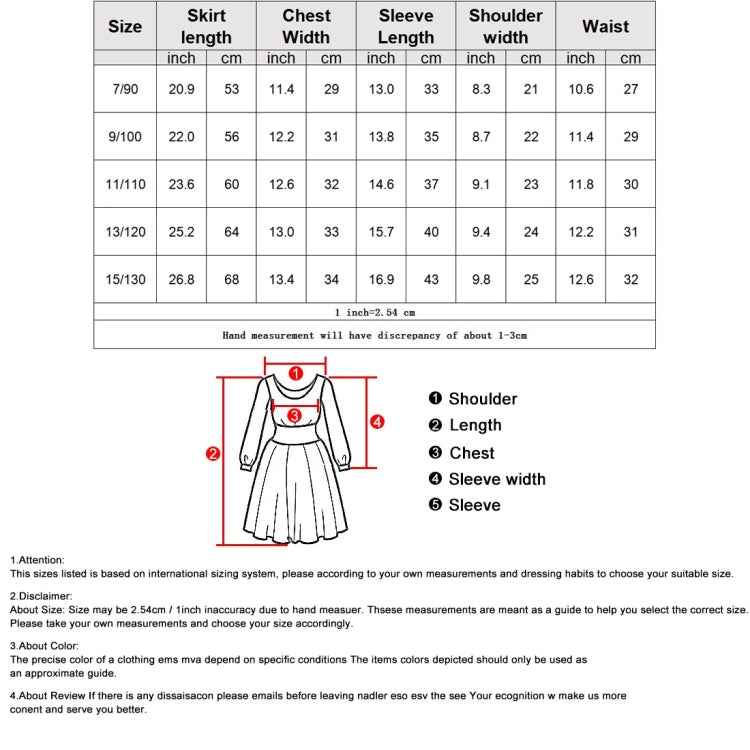 Girls Long Sleeve Mesh Dress