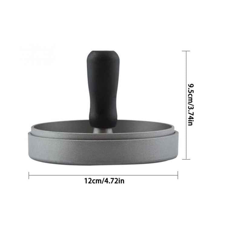 Household Food Grade Aluminum Alloy Kitchen Non-stick Coating Pressure Meat Patty Cake Hamburger Mold with 40 PCS Sided Silicone Papers