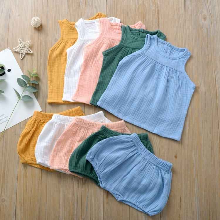 Children multicolor vest + big PP shorts two-piece suit