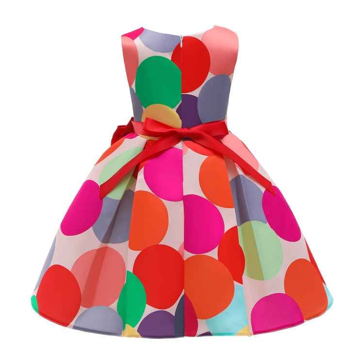 GirlsVest Skirt Dot Print Princess Dress