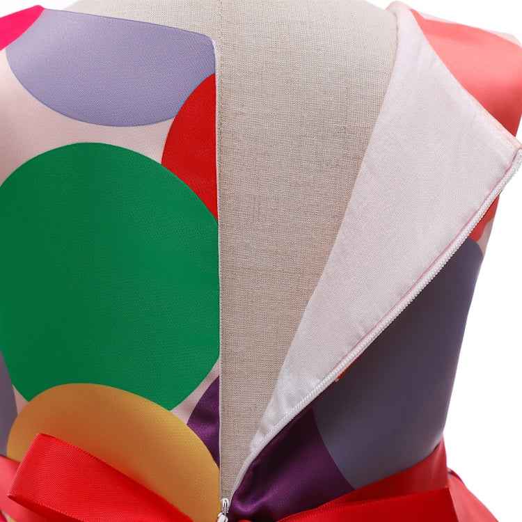 GirlsVest Skirt Dot Print Princess Dress