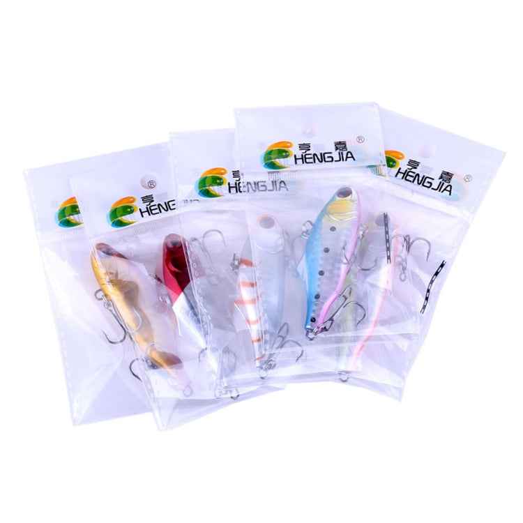 HENGJIA VI026 7cm/24g Full Swimming Layer Plastic Hard Baits Fishing Lures Set Tackle Baits, Bagged