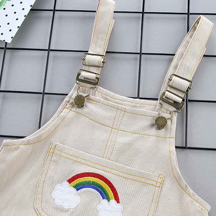 Summer Two-piece Baby Suspenders Suit Striped Short-sleeved Summer Dress