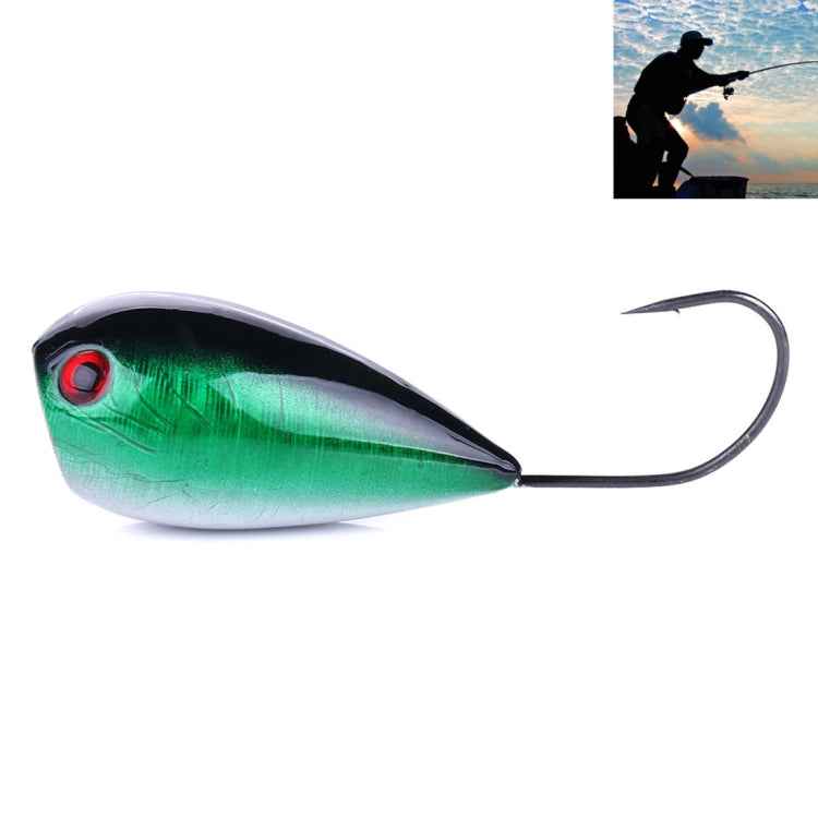 HENGJIA PO036 8cm/13g Big Mouth Single Hook Hitting Water Wave Hard Bait Lure Outdoor Fishing Gear Lure Fishing Bait Fishing Tackle