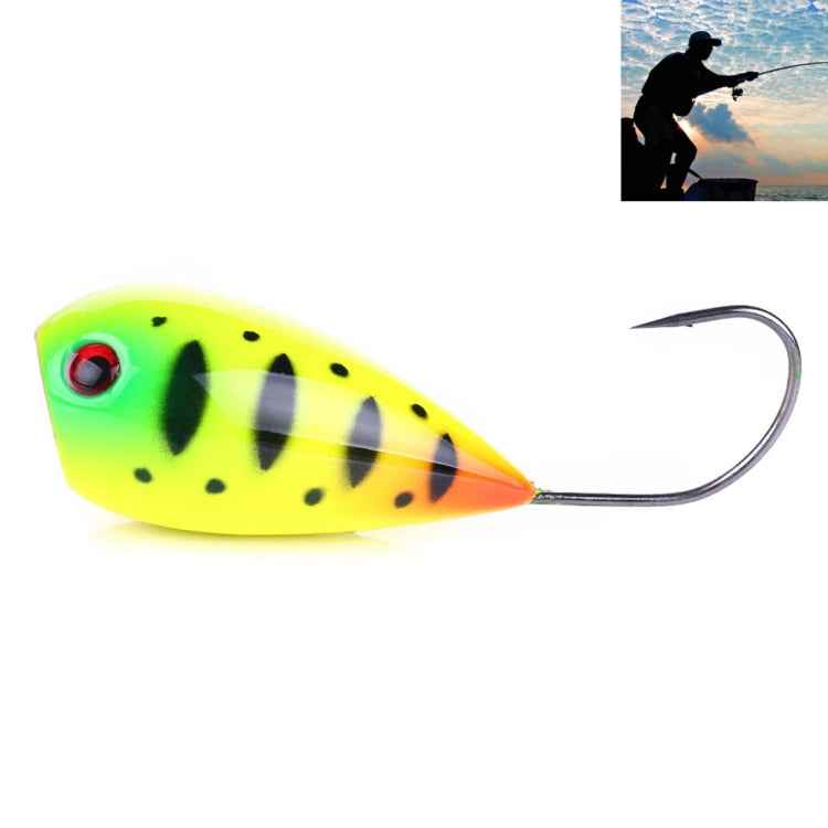HENGJIA PO036 8cm/13g Big Mouth Single Hook Hitting Water Wave Hard Bait Lure Outdoor Fishing Gear Lure Fishing Bait Fishing Tackle