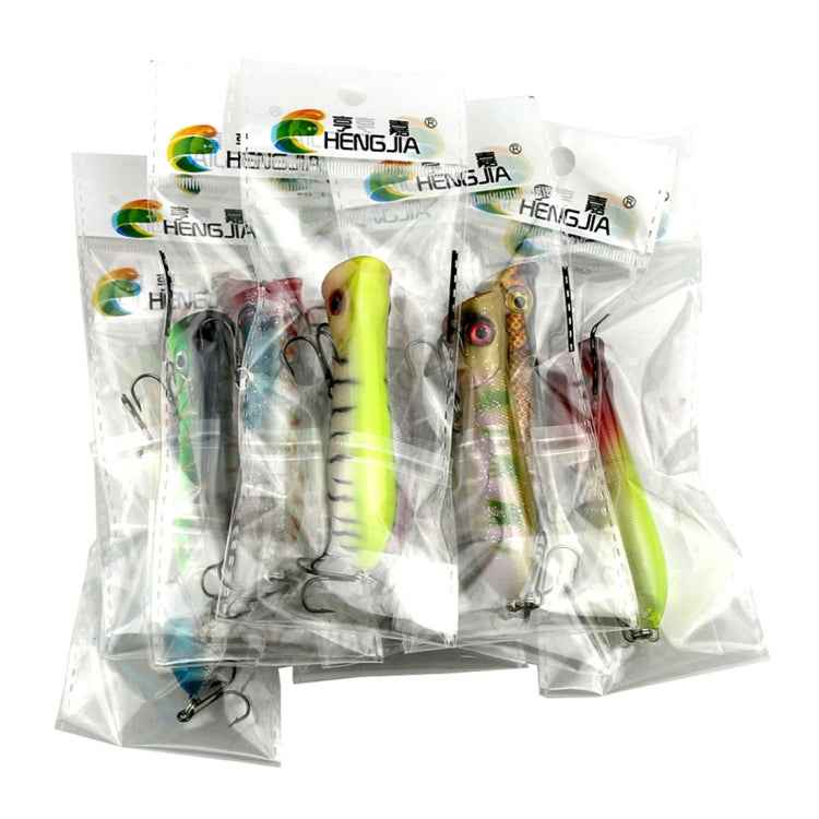 HENGJIA PO032 8cm/12g Simulation Hard Baits Fishing Lures with Hooks Tackle Baits Fit Saltwater and Freshwater