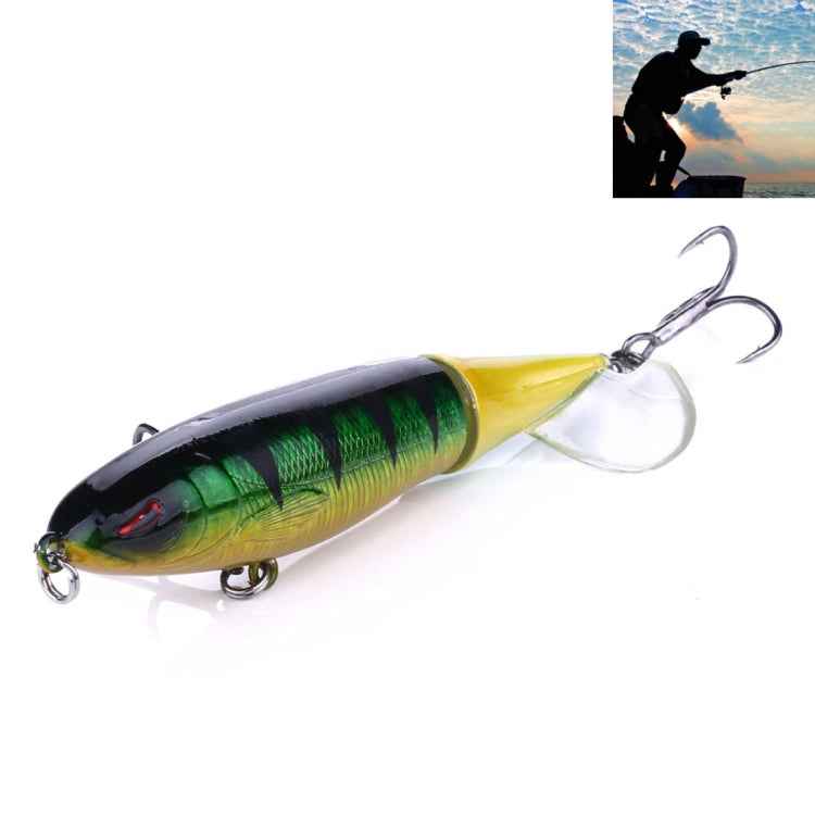 HENGJIA PE018 10cm/13g Propeller Tractor Shaped Hard Baits Fishing Lures Tackle Baits Fit Saltwater and Freshwater
