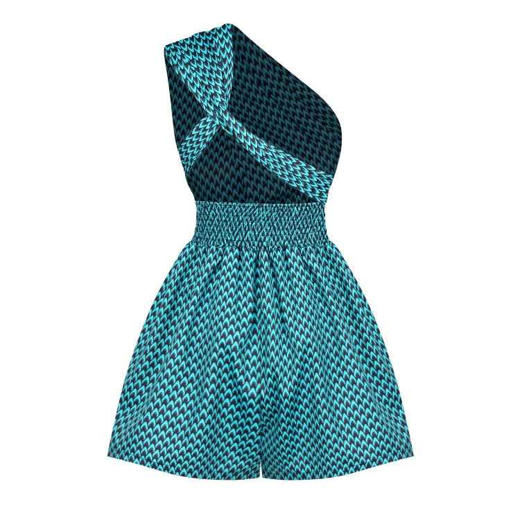 Ladies Casual Loose Print Multi-wear Jumpsuit