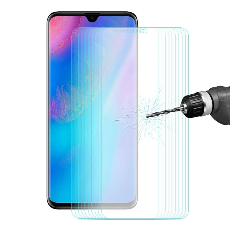 10 PCS ENKAY Hat-Prince 0.26mm 9H 2.5D Curved Full Screen Tempered Glass Film For Huawei P30, Huawei P30