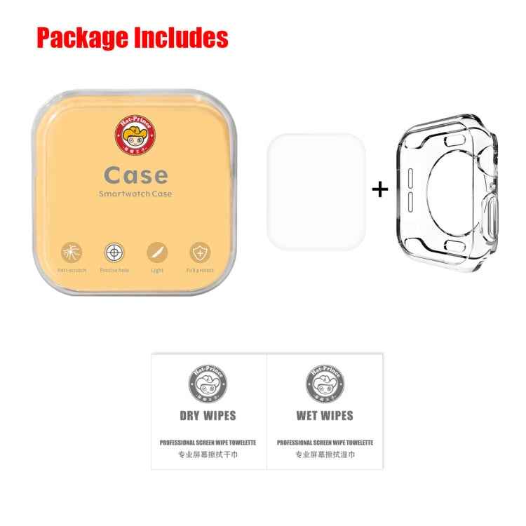 ENKAY Hat-Prince 2 in 1 TPU Semi-clad Case + 3D Full Screen PET Curved Heat Bending Film for Apple Watch Series 6 / 5 / 4 / SE 3 / SE 2 / SE 1 40mm