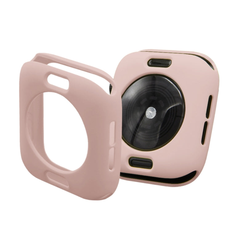 ENKAY Hat-Prince 2 in 1 TPU Semi-clad Protective Shell + 3D Full Screen PET Curved Heat Bending HD Screen Protector For Apple Watch Series 6 / 5 / 4 / Watch SE 44mm