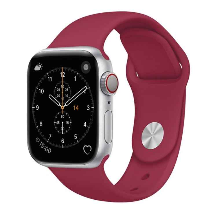 For Apple Watch Series 3 & 2 & 1 38mm Fashion Simple Style Silicone Wrist Watch Band