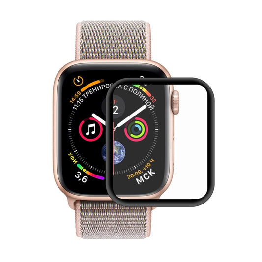 ENKAY Hat-Prince 3D Full Screen Electroplating PET Curved Heat Bending HD Screen Protector for Apple Watch Series 4 40mm