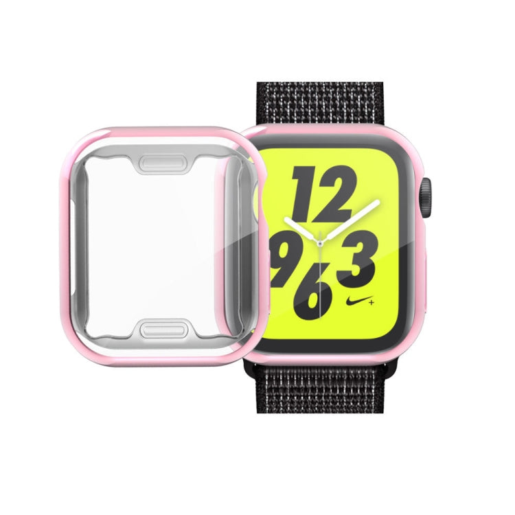 Full Coverage Plating TPU Case for Apple Watch Series 5 & 4 40mm, For Series 5 & 4 40mm