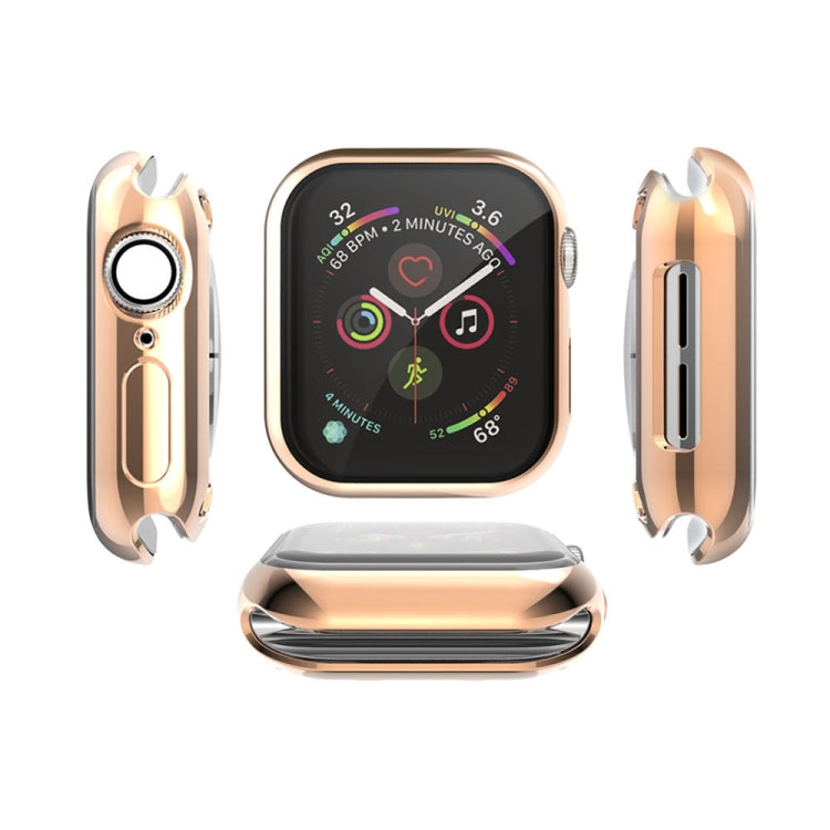 Full Coverage Plating TPU Case For Apple Watch Series 6 / 5 / 4 / Watch SE 40mm, For Apple Watch Series 6 / 5 / 4 / Watch SE 40mm, For Series 5 & 4 40mm