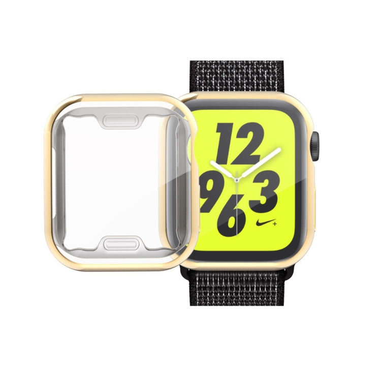 Full Coverage Plating TPU Case for Apple Watch Series 5 & 4 44mm, For Series 5 & 4 44mm