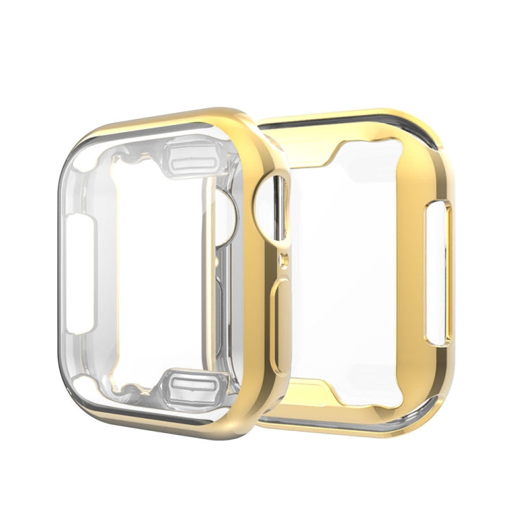 Full Coverage Plating TPU Case for Apple Watch Series 5 & 4 44mm, For Series 5 & 4 44mm