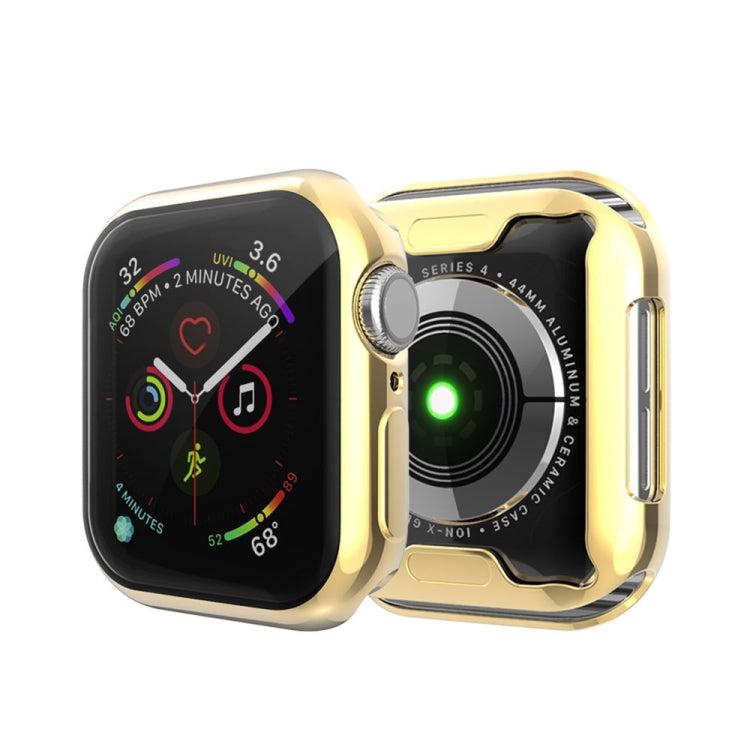 Full Coverage Plating TPU Case for Apple Watch Series 5 & 4 44mm, For Series 5 & 4 44mm