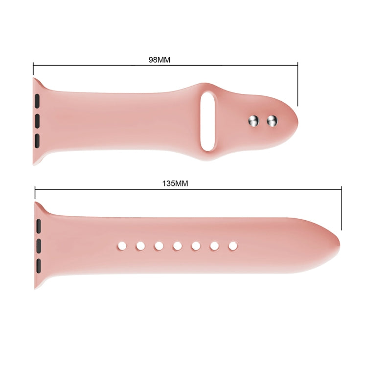 Double Rivets Silicone Watch Band for Apple Watch Series 3 & 2 & 1 38mm, Apple Watch 38mm