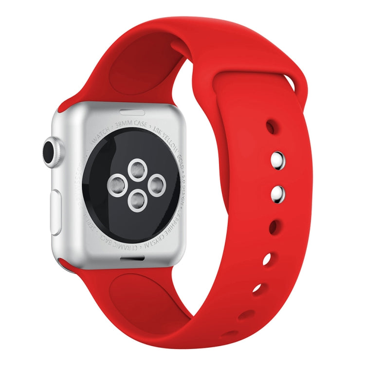 Double Rivets Silicone Watch Band for Apple Watch Series 3 & 2 & 1 38mm, Apple Watch 38mm