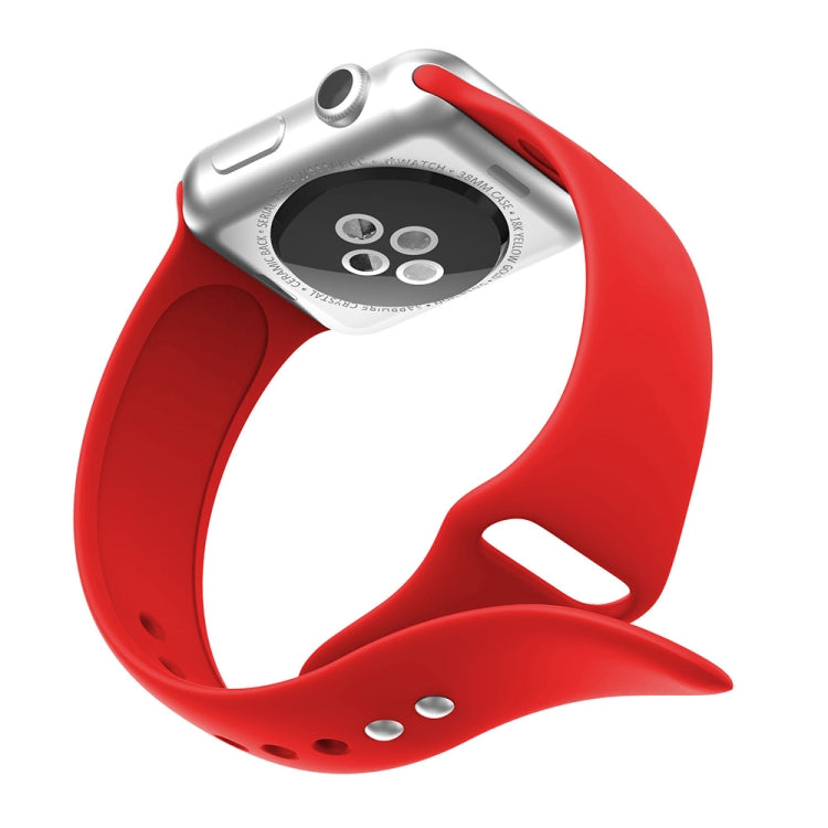 Double Rivets Silicone Watch Band for Apple Watch Series 3 & 2 & 1 38mm, Apple Watch 38mm