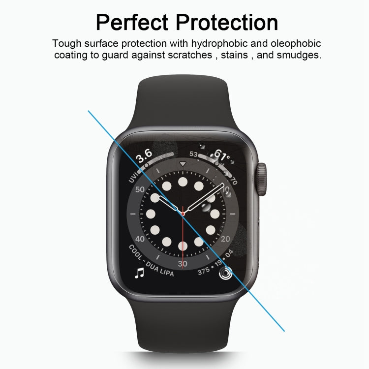 9H 2.5D Tempered Glass Film for Apple Watch Series 5 / 4 44mm, For Series 4 44mm(1 PC)