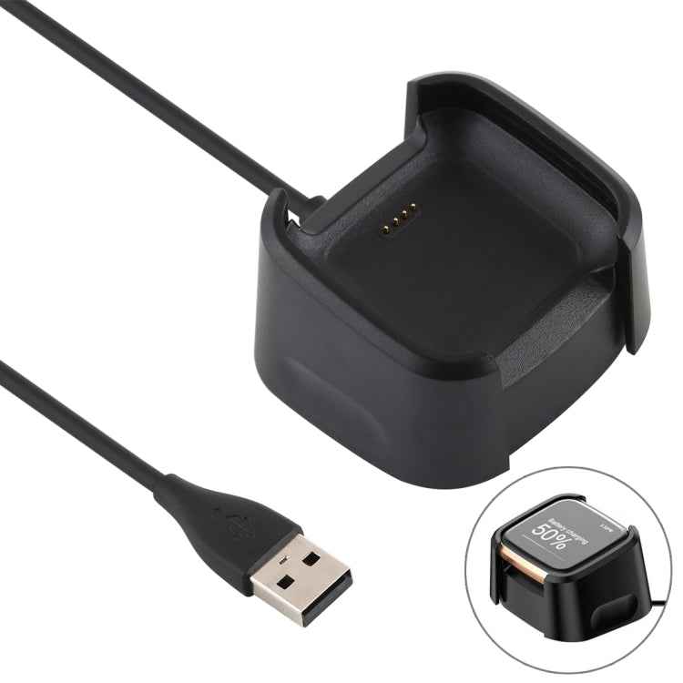 For Fitbit Versa 2 Charger Charging Dock Base Stand Holder with 1m Charging Cable