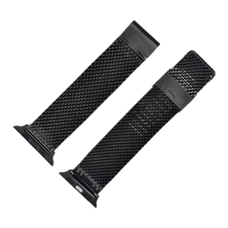 304 Stainless Steel Milanese Watch Band with Connector For Apple Watch Series 10 42mm / 9&8&7 41mm / SE 3&SE 2&6&SE&5&4 40mm / 3&2&1 38mm